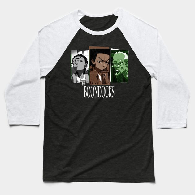 Boondocks Trio Baseball T-Shirt by akihiro123